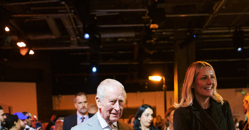 King Charles Attends a Fashion Event