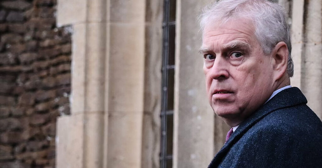 Former Prince Andrew Is Accused of Misconduct in Public Office
