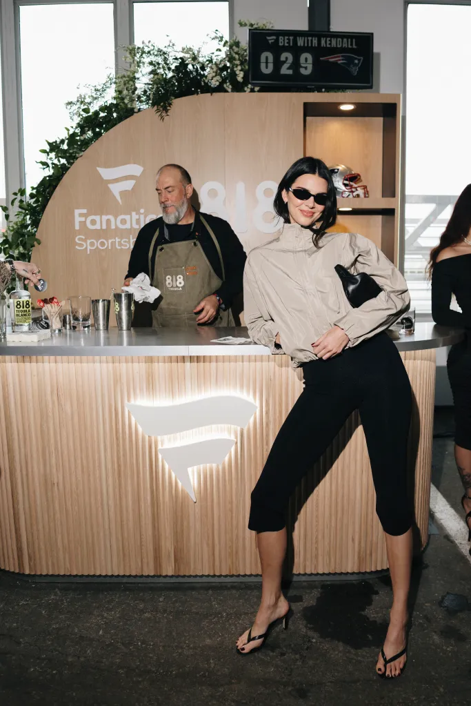 Kendall Jenner at an 818 Tequila bar.