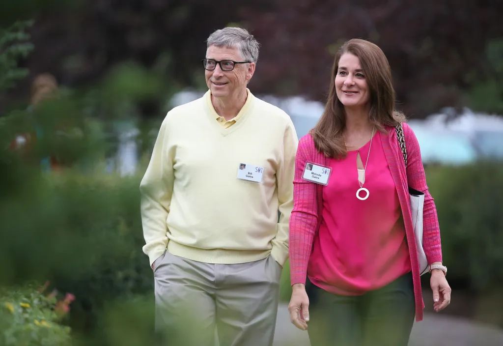 Bill and Melinda Gates attend the Allen & Company Sun Valley Conference.