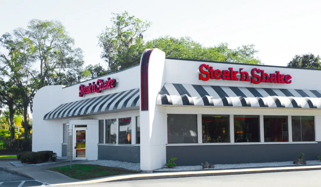 A Steak n Shake restaurant in Ocala, Florida.