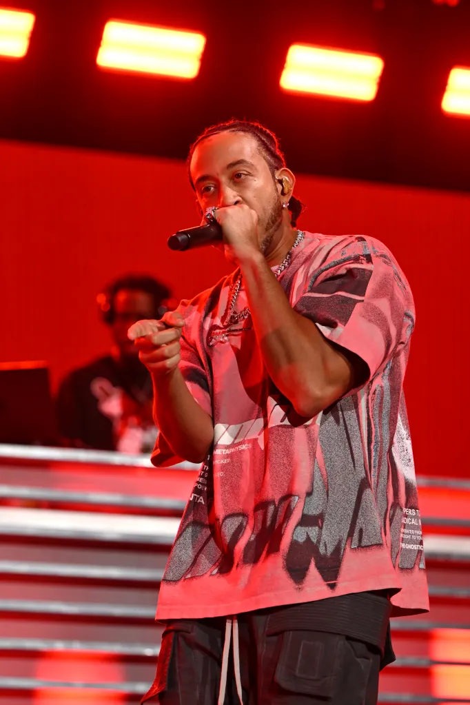 Ludacris performs during iHeartRadio Jingle Ball at State Farm Arena on Dec. 18, 2025.