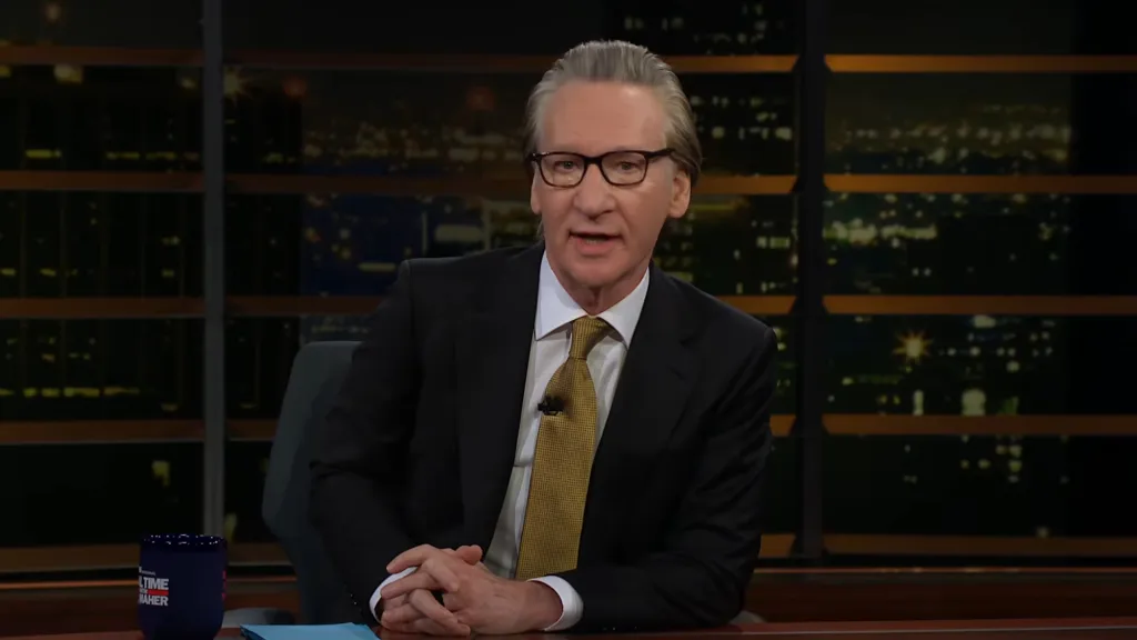 Bill Maher speaking on his show