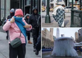 NYC is colder than Antarctica as worst winter chill in 20 years pummels Northeast