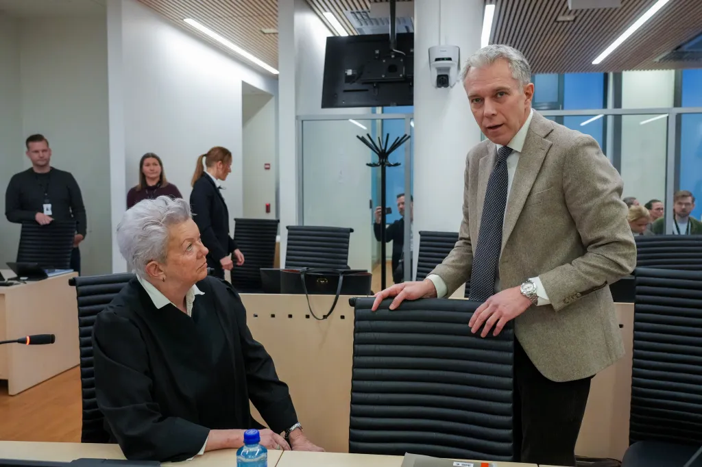 Defence lawyers of Marius Borg Hoiby, Ellen Holager Andenaes and Petar Sekulic arrive at the District Court in Oslo on Feb. 3, 2026