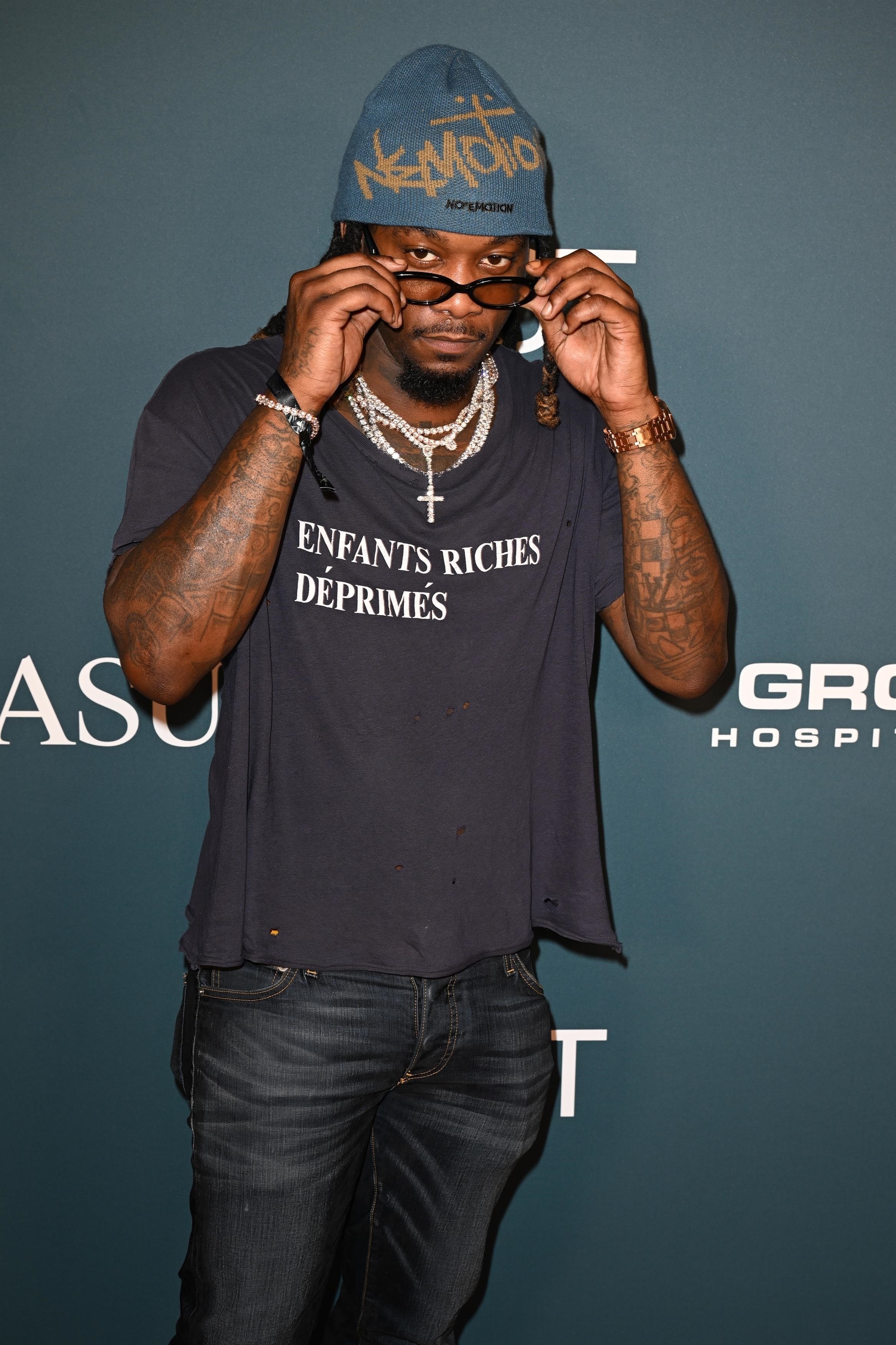 Offset at the Pegasus World Cup.