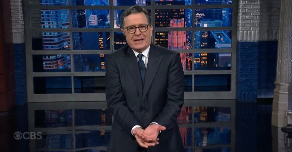 Stephen Colbert Balks at Trump’s Board of Peace