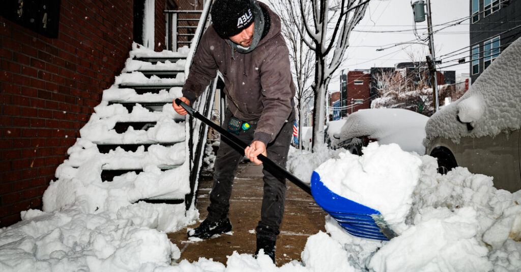 How to Shovel Snow Safely
