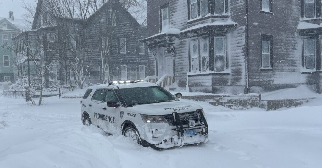 Monday’s Snowfall Shatters a Record in Rhode Island