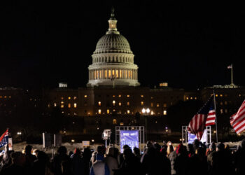 Democrats, Boycotting Trump’s Speech, Rally Outside the Capitol