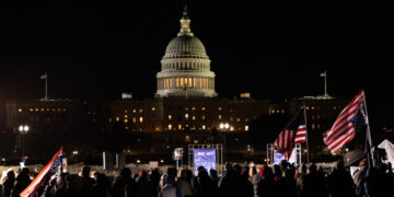 Democrats, Boycotting Trump’s Speech, Rally Outside the Capitol