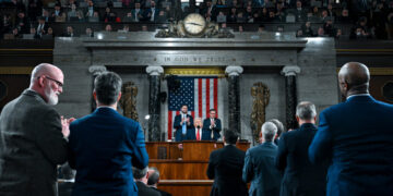 Trump Puts On a Show, Casting Democrats as the Villains