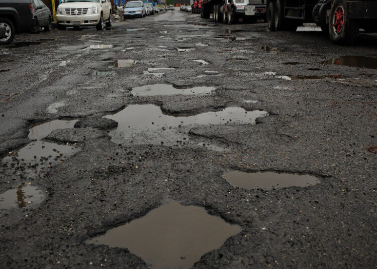 What Follows a Snowstorm? Potholes.