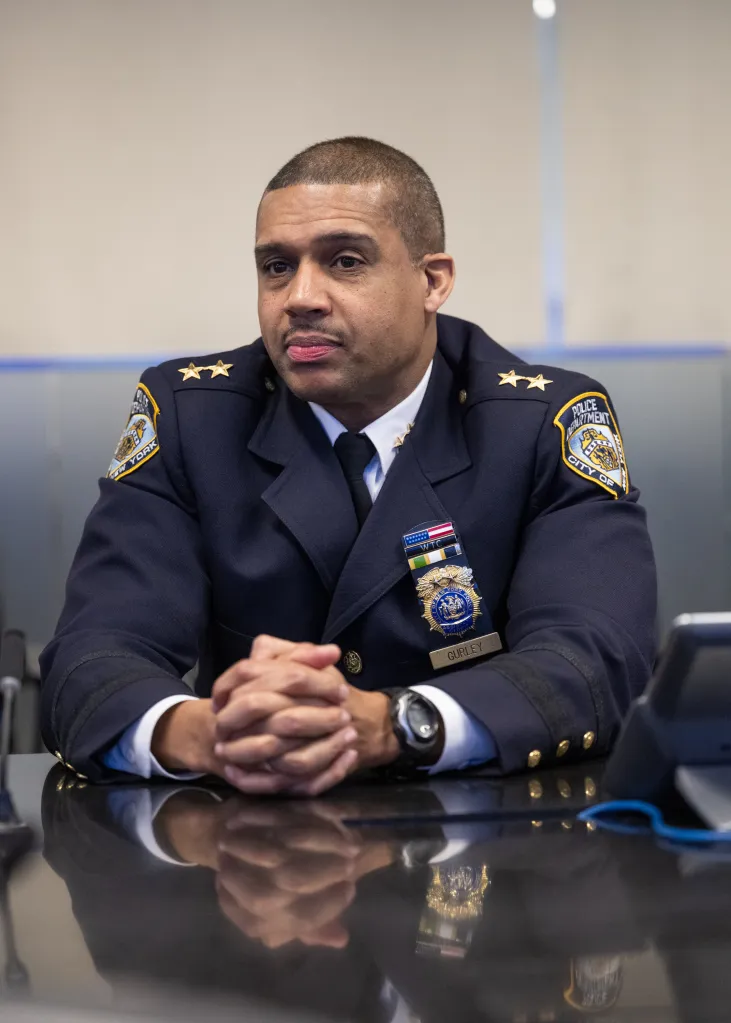 NYPD officer Bengamin Gurley in uniform.