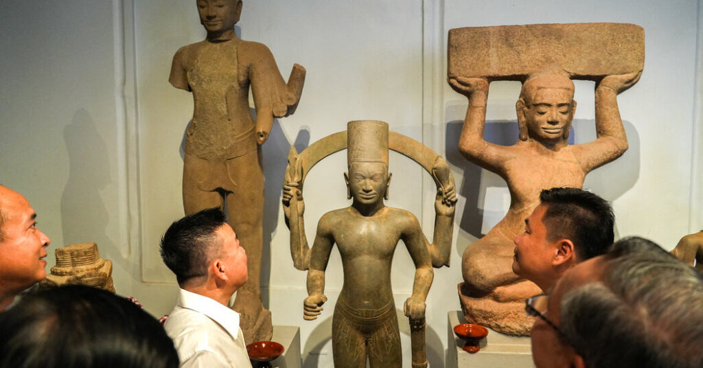 Cambodia Celebrates the Return of Looted Artifacts From a Tainted Dealer