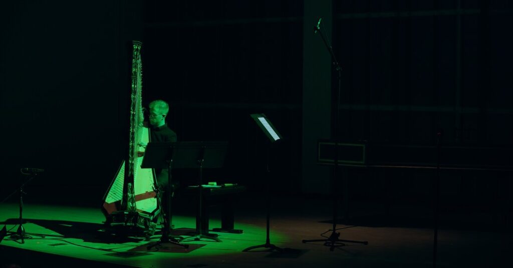 Review: A Harpist Merges Old and New, With Help From Friends
