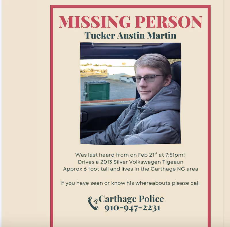 Tucker Austin Martin, the armed suspect killed outside Mar-a-Lago on Sunday, was reported missing a day earlier.