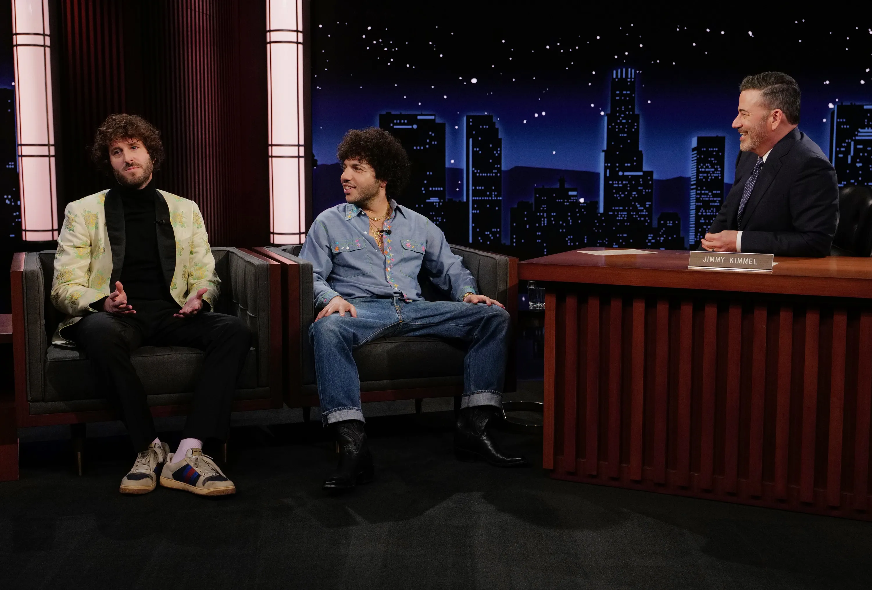 Benny Blanco defended himself after he showed off his dirty feet on a recent podcast episode.