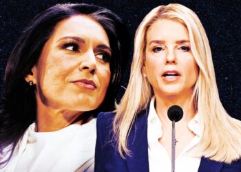 Stammering Bondi Confronted on Gabbard’s Crazy Ballot Raid