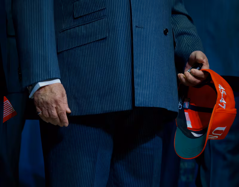 The White House shared this image on Saturday.