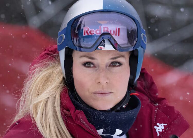 Lindsey Vonn Shares Video Update on Gruesome Olympic Injury