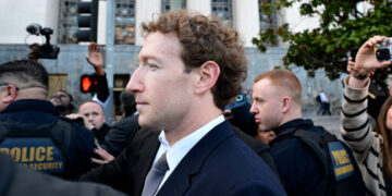 Mark Zuckerberg faces the jury — but not the facts