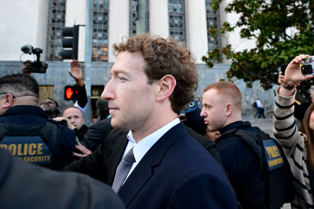 Mark Zuckerberg faces the jury — but not the facts