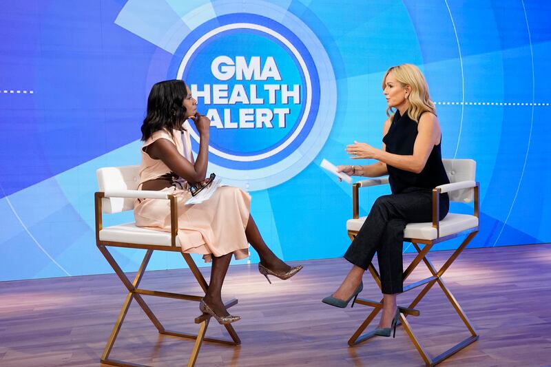 GOOD MORNING AMERICA - 7/28/23 - 
Show coverage of "Good Morning America" during the Summer Concert Series on Friday, July 28, 2023 on ABC. 
(Heidi Gutman/ABC via Getty Images)
DEBORAH ROBERTS, DR JEN ASHTON