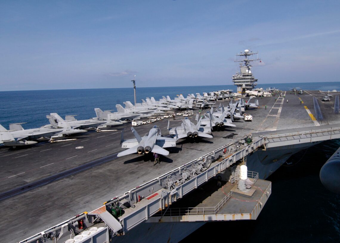 U.S. shoots down Iranian drone that approached aircraft carrier