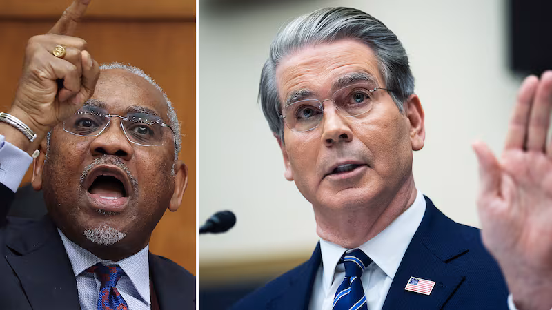 Gregory Meeks and Scott Bessent