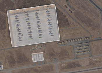 Satellite imagery shows rapid increase of U.S. military planes near Iran