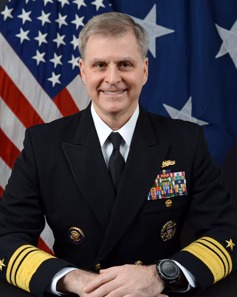 Vice Admiral Fred Kacher will "return to service," a Department of Defense spokesperson said.