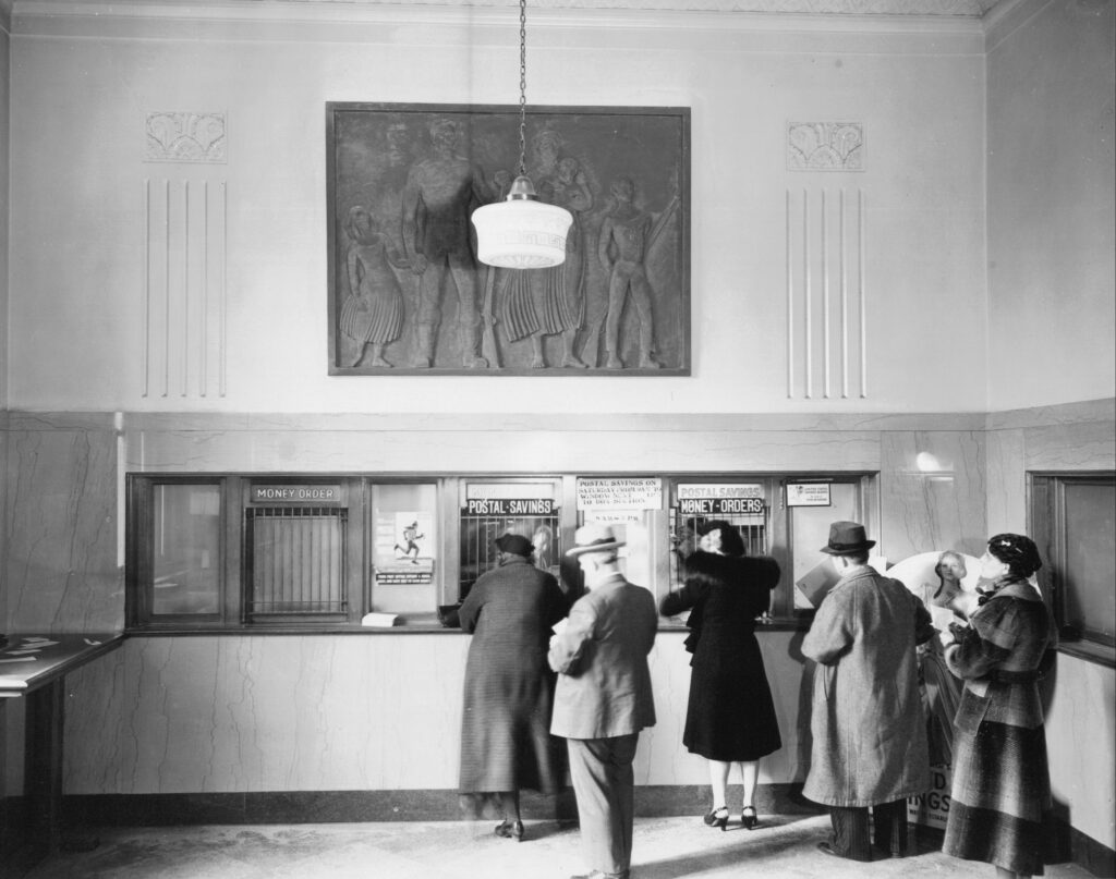 The disappearing art gallery in your post office