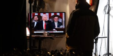 Trump reframes America, in two acts