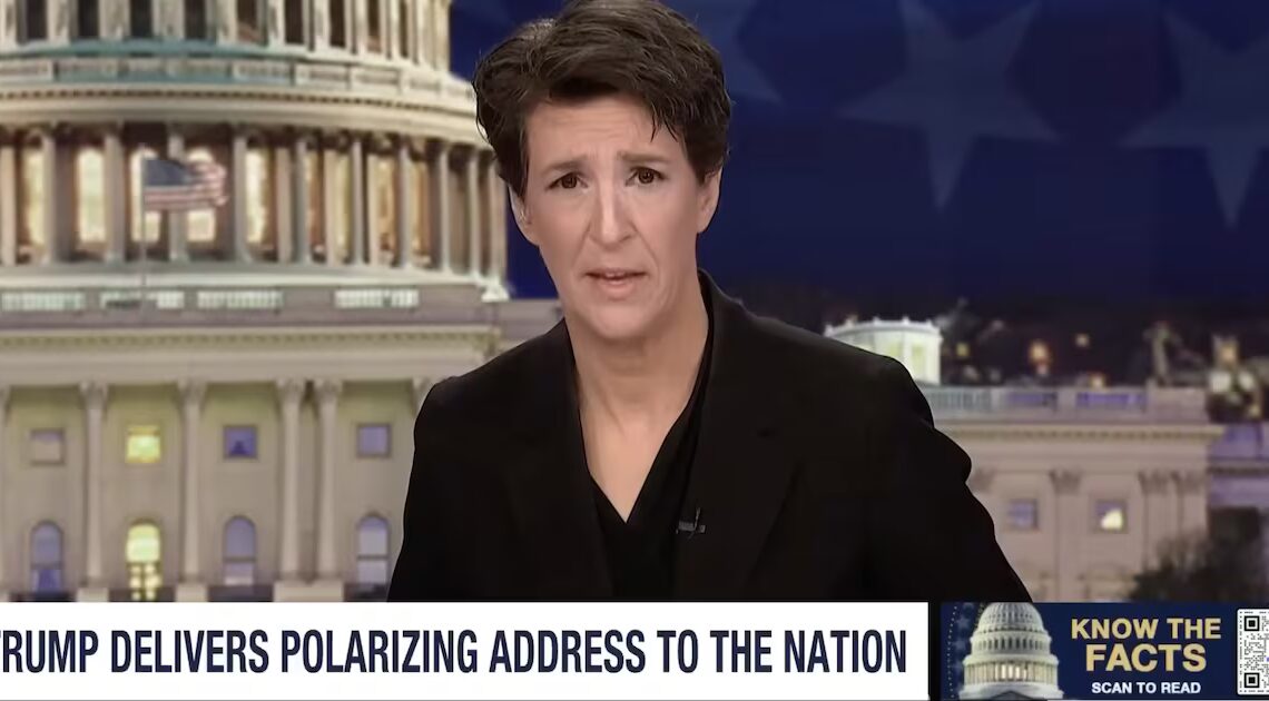 MS NOW Host Calls Trump’s SOTU Speech ‘Wound Up and Weird’