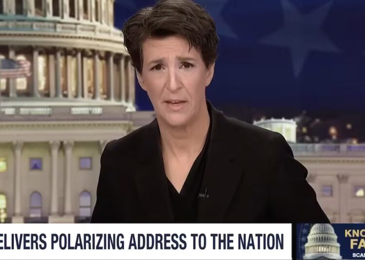 MS NOW Host Calls Trump’s SOTU Speech ‘Wound Up and Weird’