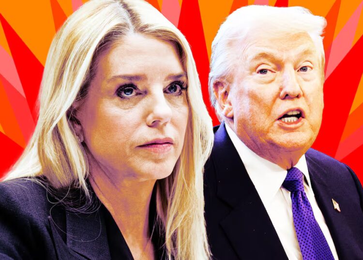 Trump Leaps To Bondi’s Defense With Wild Epstein Tirade