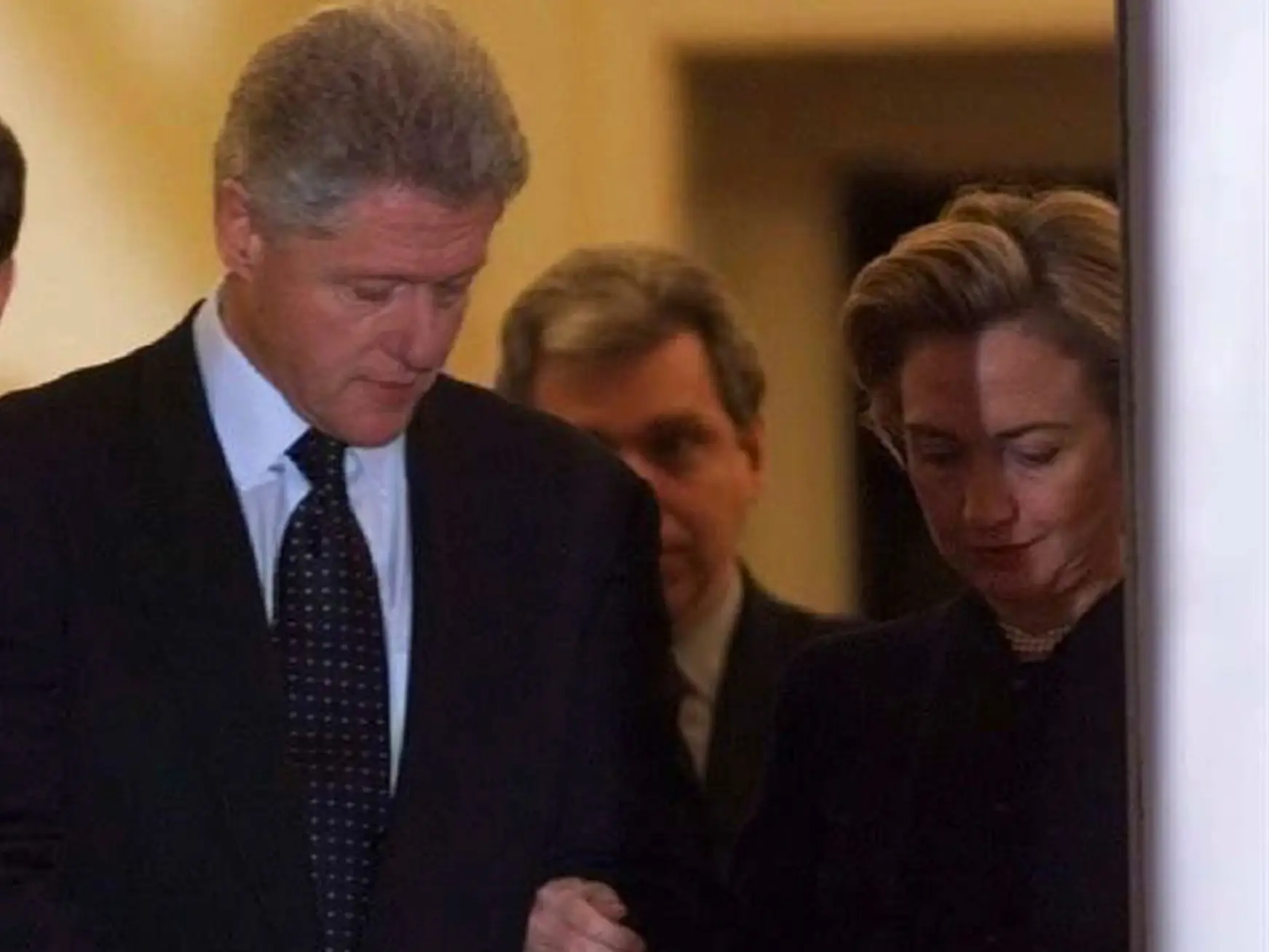 Bill Clinton and Hillary Clinton.