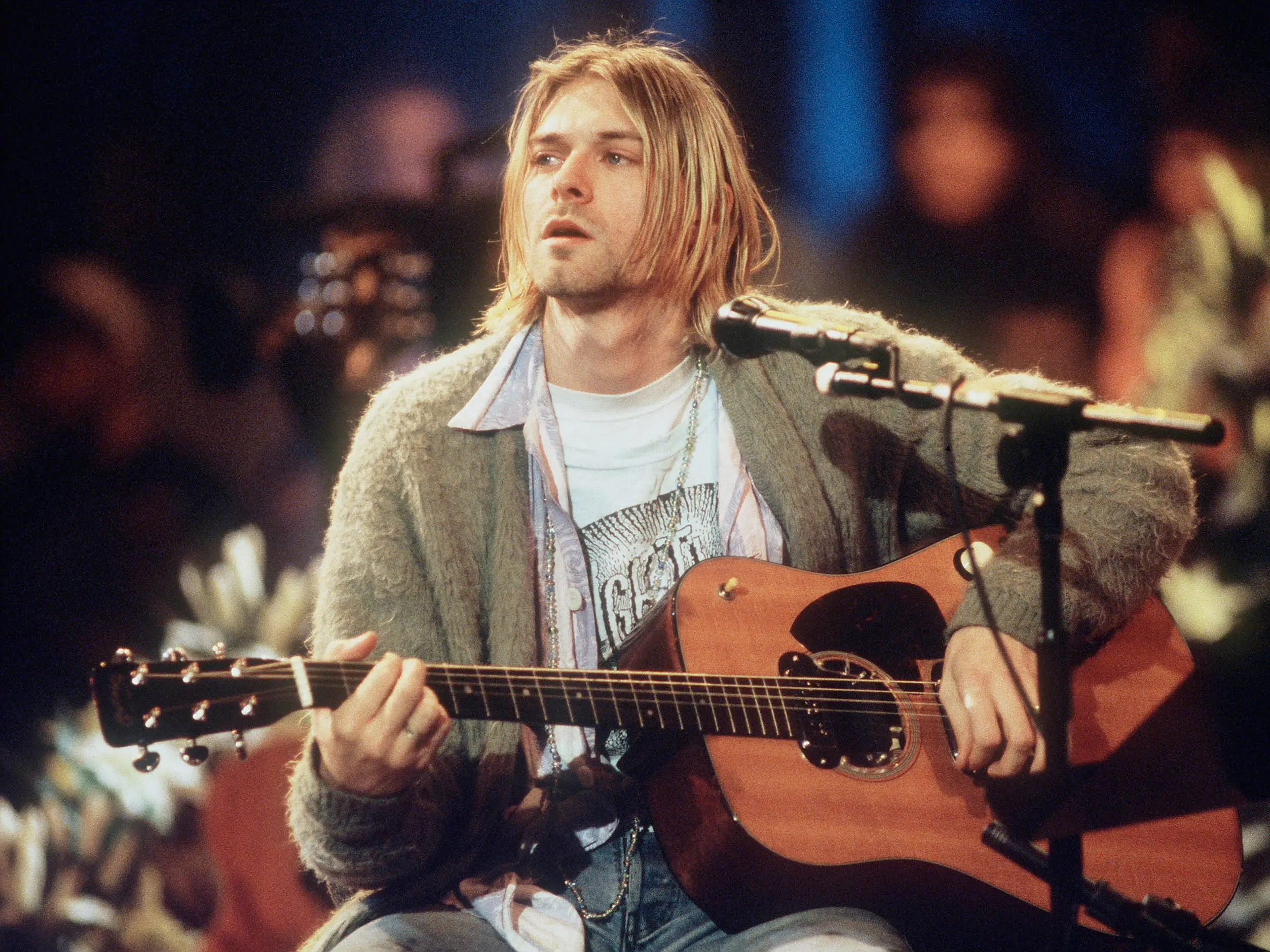 Kurt Cobain records 