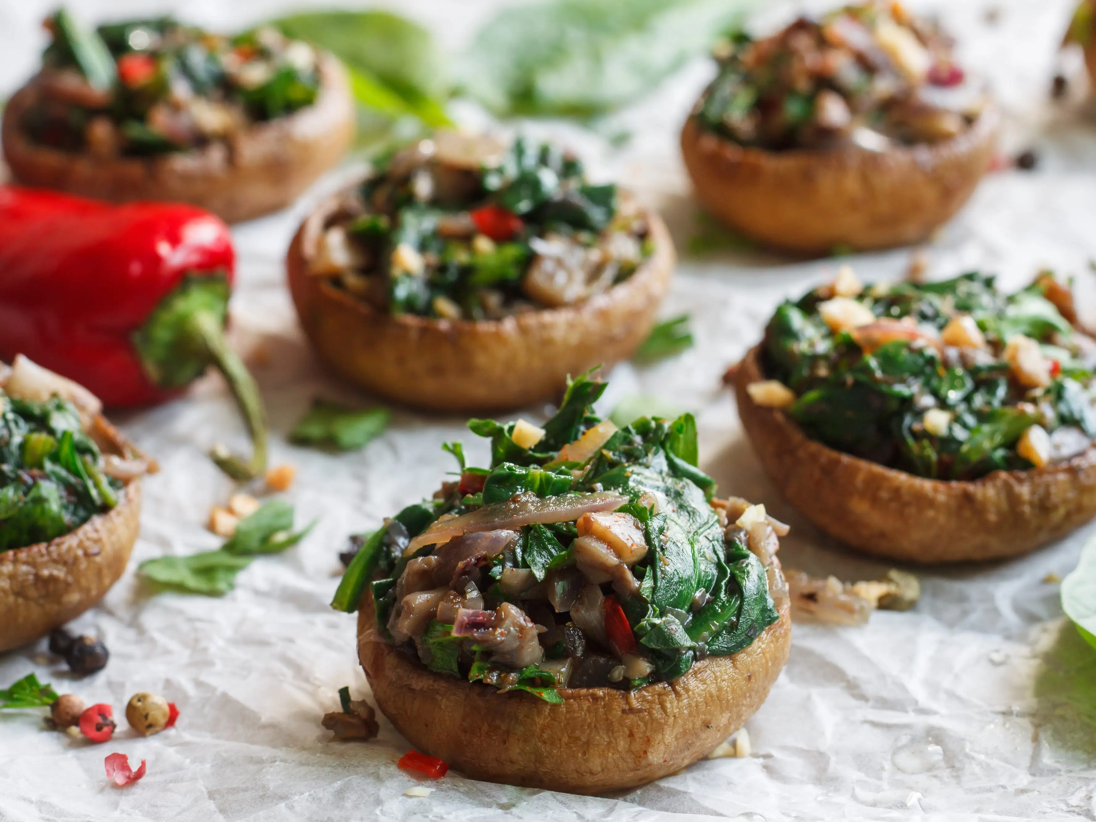 stuffed mushrooms