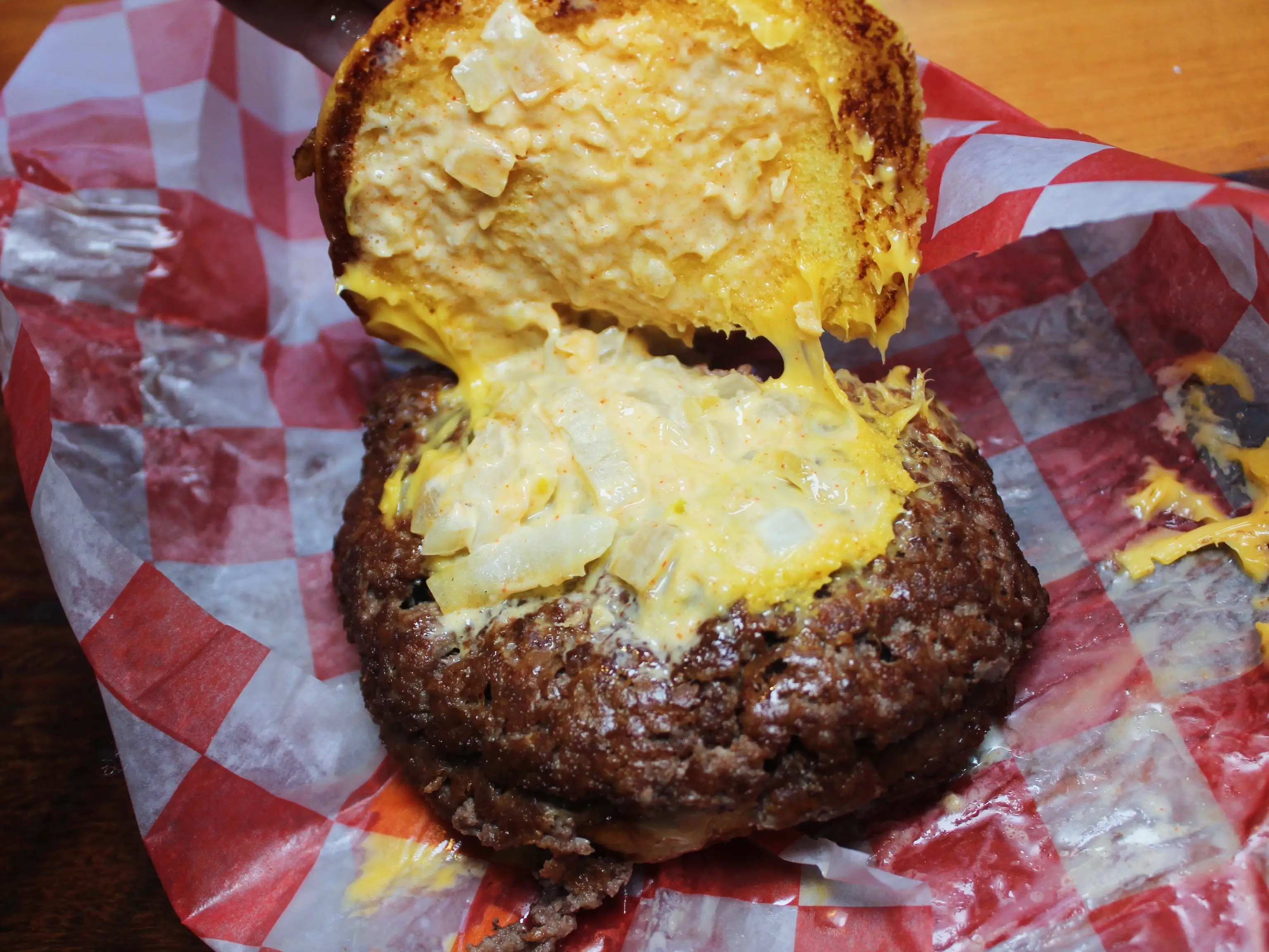 7th street burger double cheeseburger