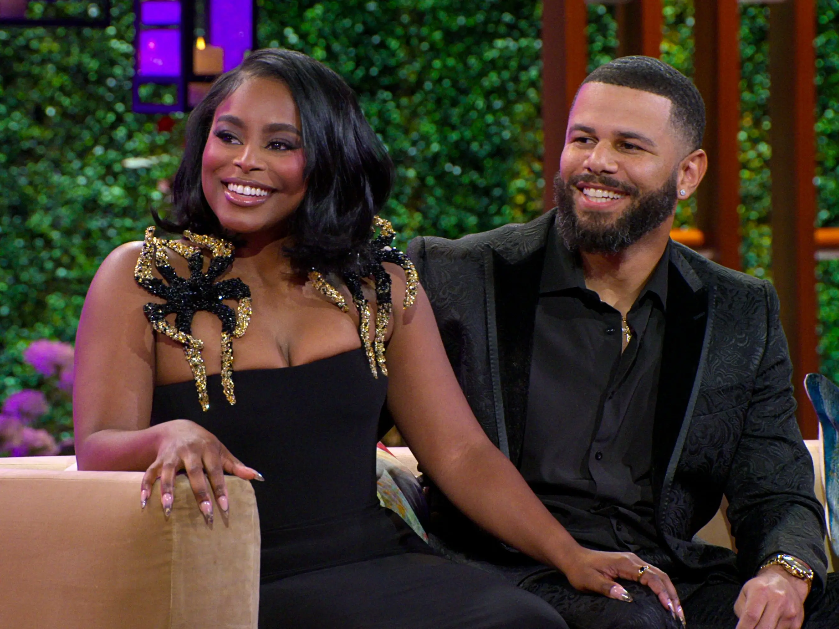 Ashley and Tyler at the Love Is Blind season 7 reunion