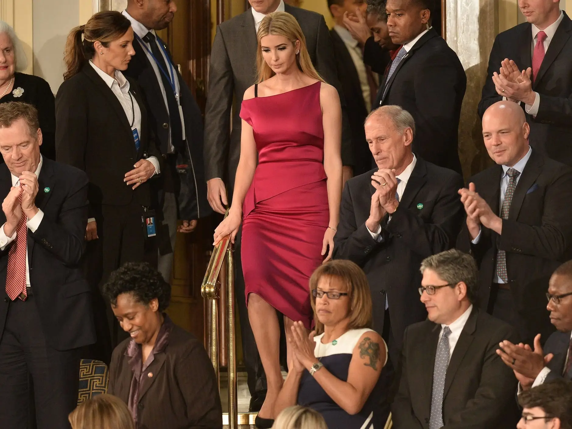 Ivanka Trump at a joint session of Congress in February 2017.