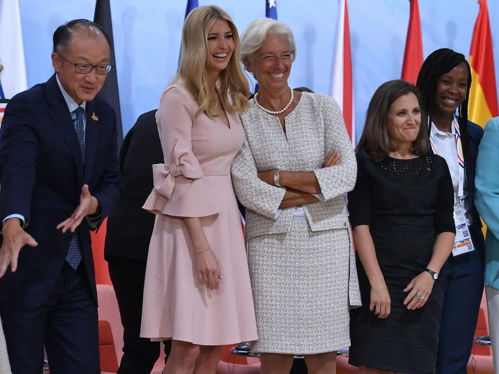 Ivanka Trump at the G20 Summit in Hamburg, Germany, in July 2017.