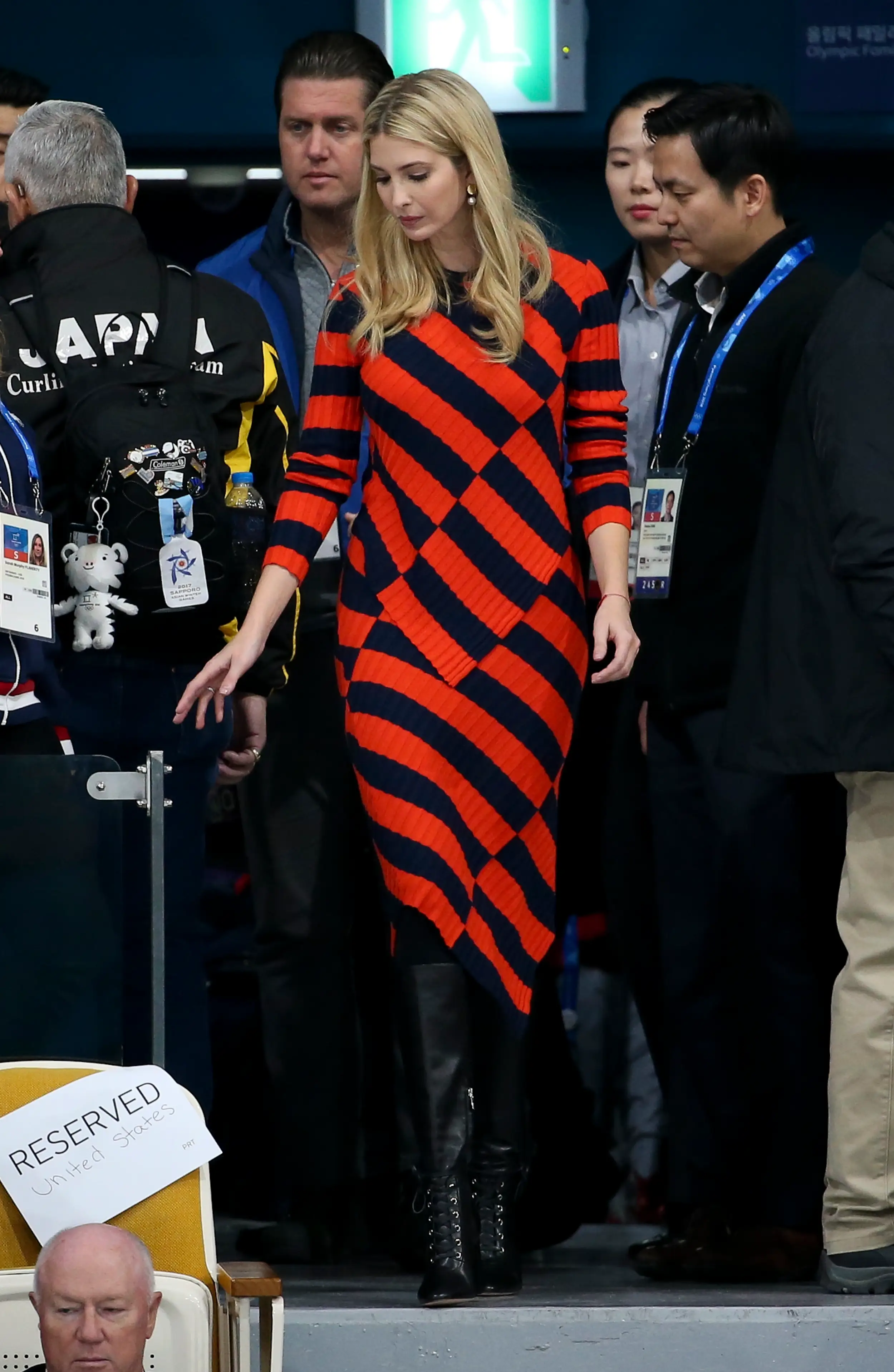 Ivanka Trump at the 2018 Winter Olympic Games.
