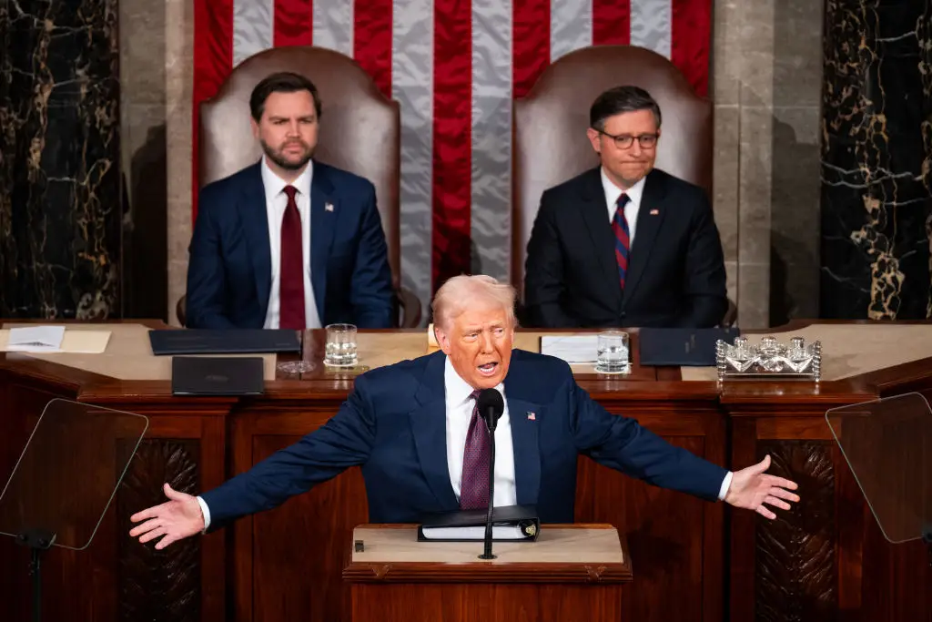 President Donald Trump addressed a joint session of Congress.