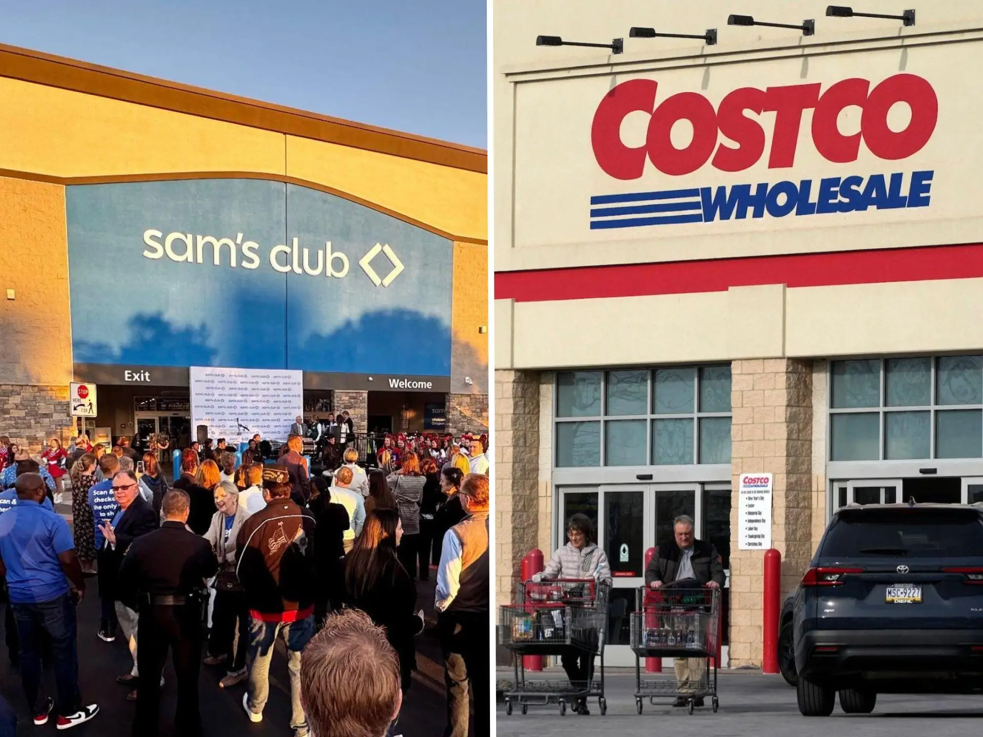 Sam's Club and Costco