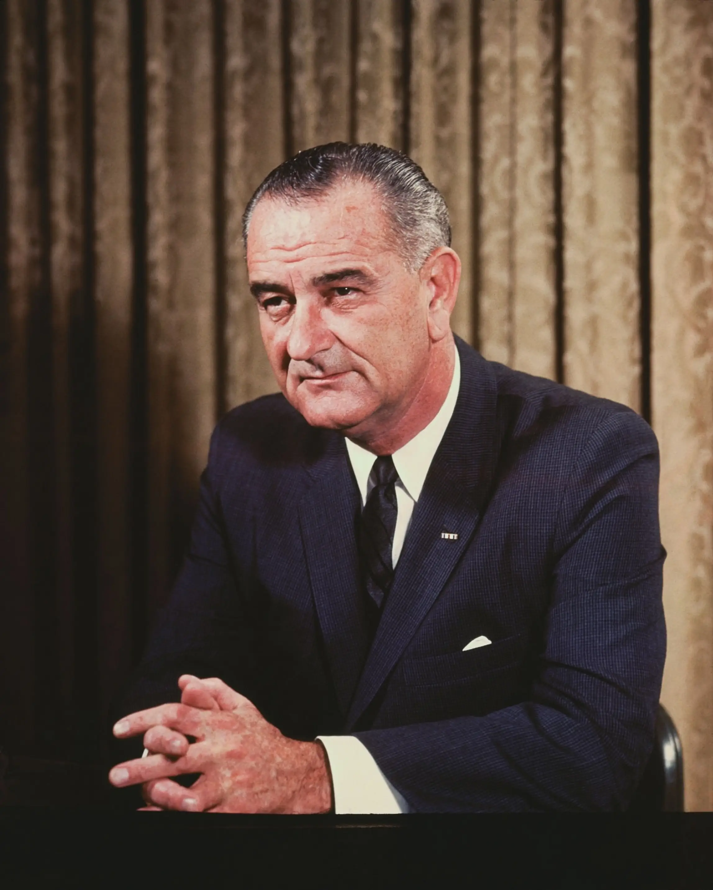 President Lyndon B. Johnson's official White House portrait.
