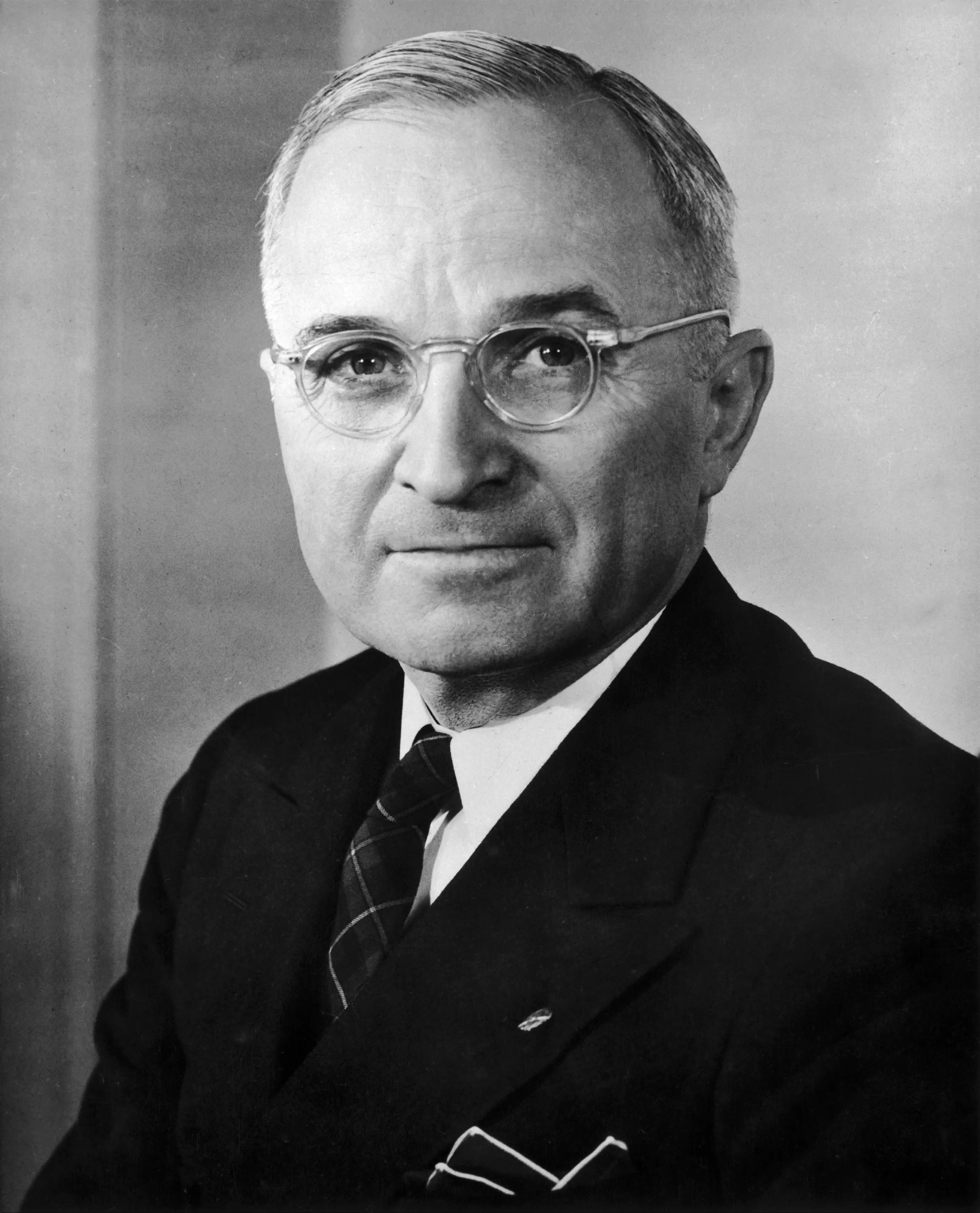 President Harry Truman's official White House portrait.