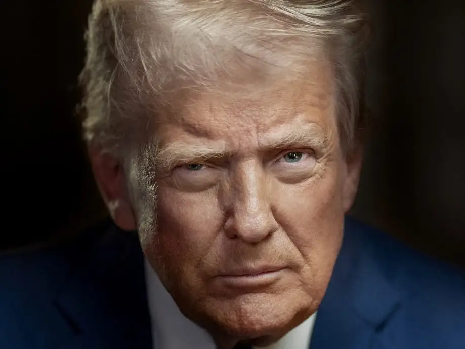 Donald Trump's new White House portrait.